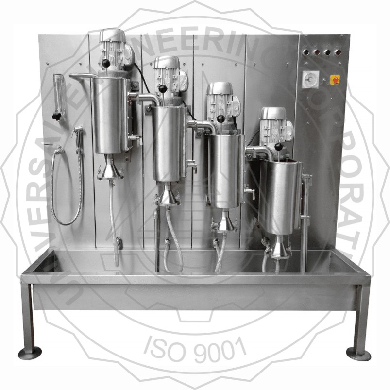 FIBRE CLASSIFIER (BAUER MC NETT TYPE) STAINLESS STEEL SCREEN MODEL WITH THREE, FOUR OR FIVE TANKS